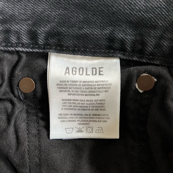 AGOLDE 90s Pinch Waist Jeans 29 in Howl black wash - Picture 5 of 9
